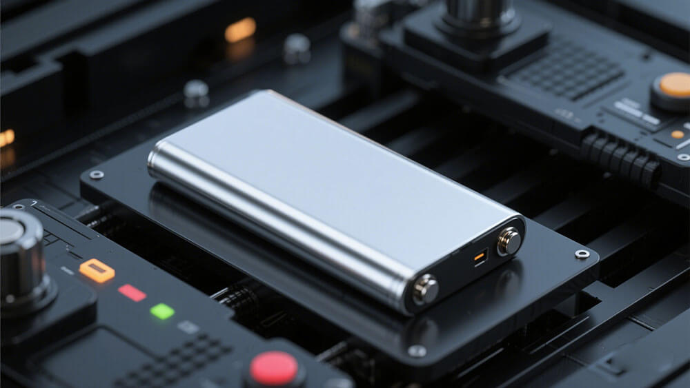 Slimline lithium battery