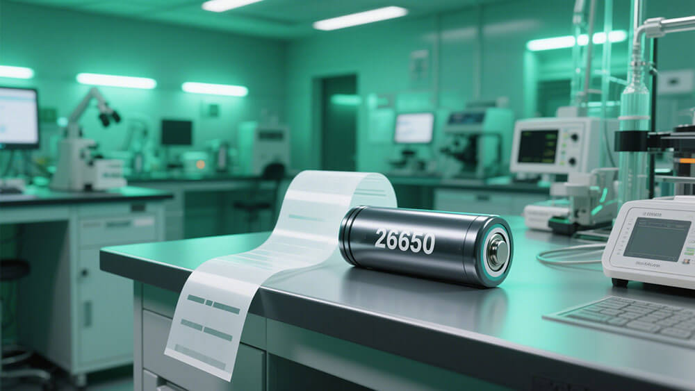 Chemistry of 26650 Lithium Barrtery