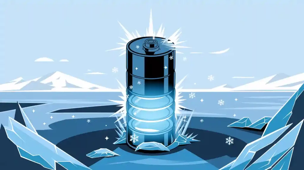 Low-temperature lithium batteries