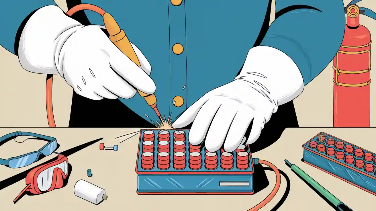 Spot Welding Lithium Batteries Without Risk
