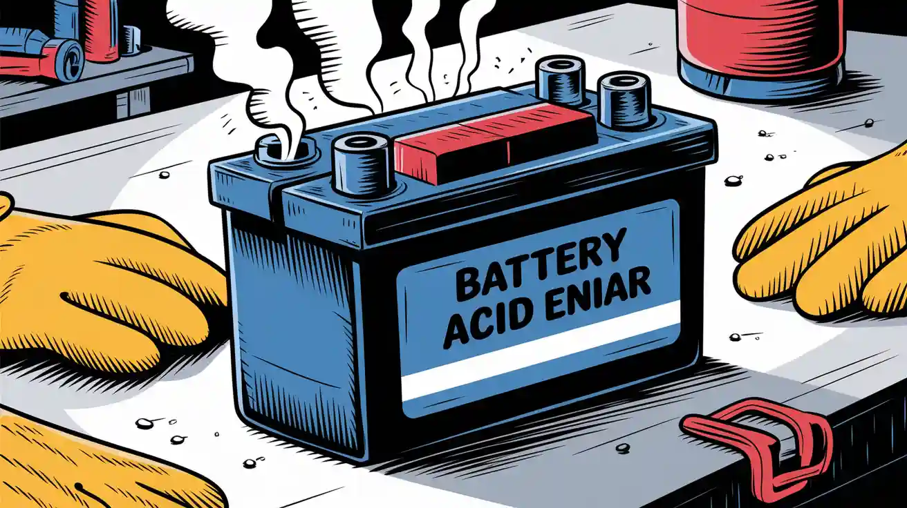 Identifying Battery Acid Smell and Safe Disposal Practices