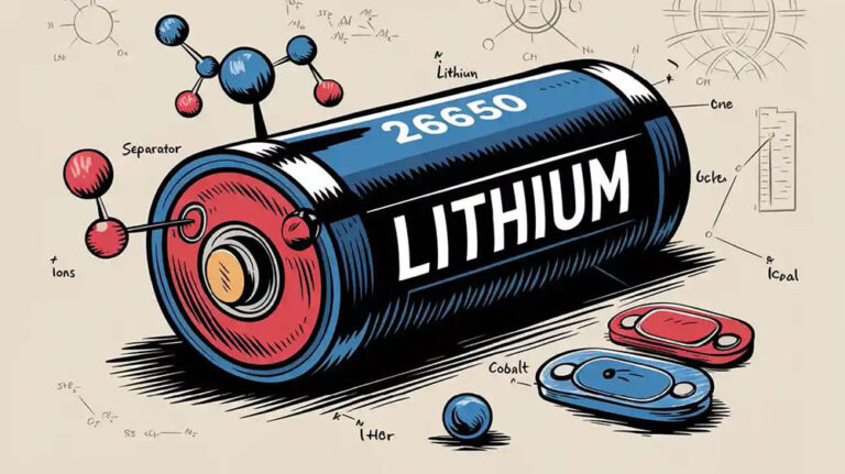 Chemistry of 26650 Lithium Barrtery