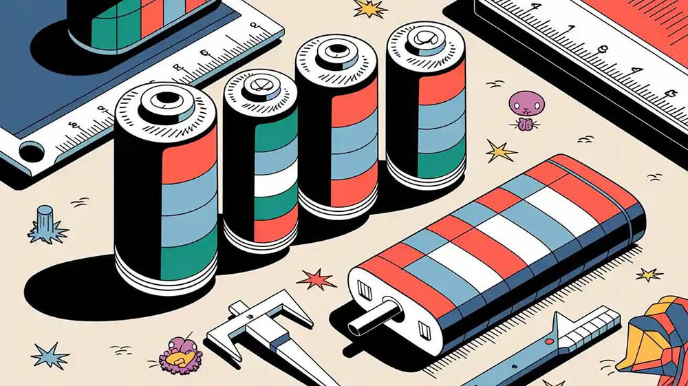 different battery sizes