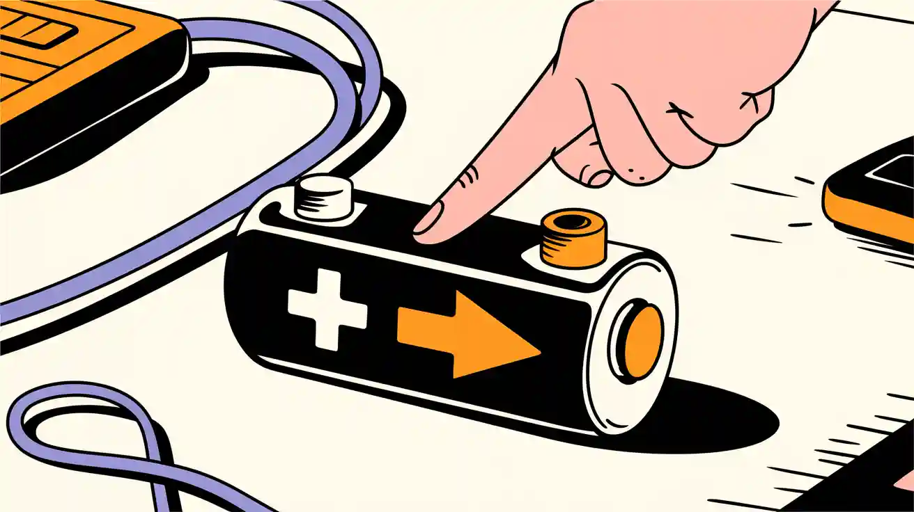 How to Tell the Positive from the Negative on a Lithium Battery