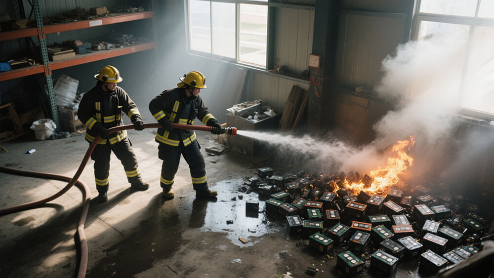 Part 1: Immediate Steps to Put Out a Lithium Battery Fire