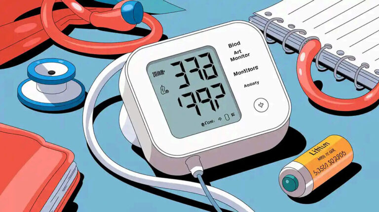 blood pressure monitor lithium battery