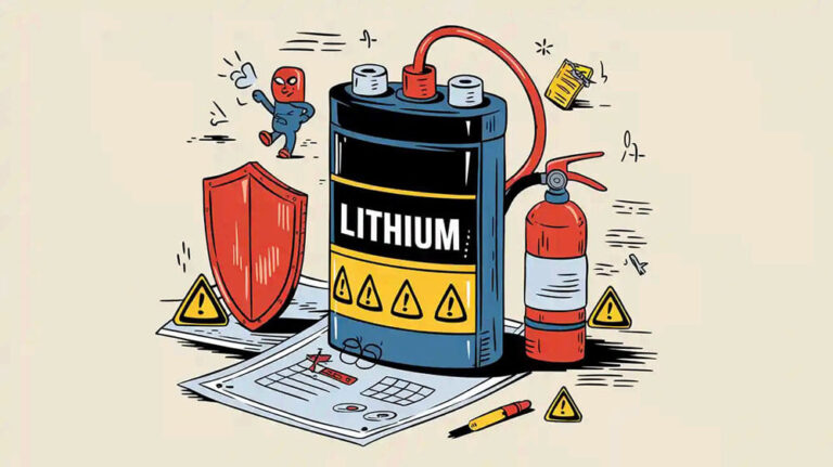 NFPA 855 lithium battery