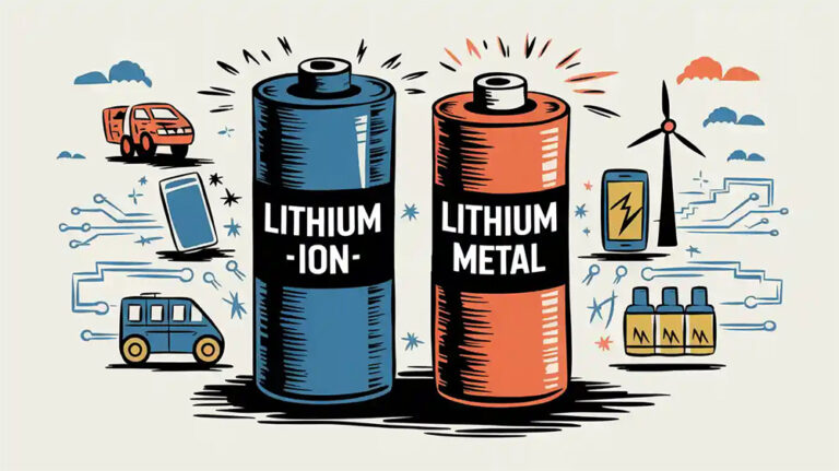 Comparing Lithium-ion and Lithium Metal Batteries