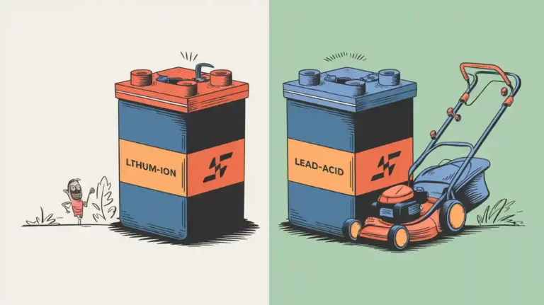 Lithium-ion vs Lead-acid Batteries for Lawn Mowers