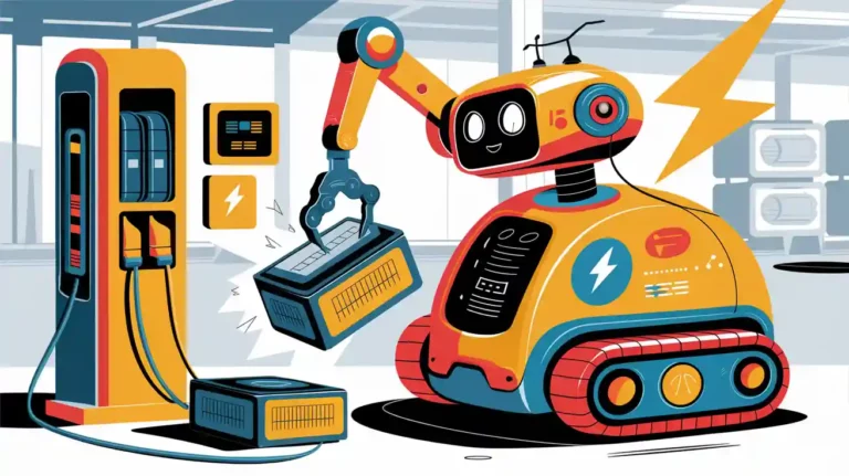Fast Charging and Swappable Batteries for Autonomous Mobile Robots (AMRs)