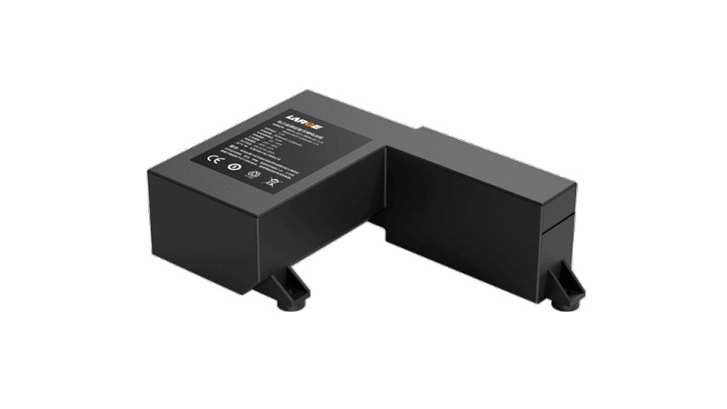Dual lithium battery packs for power monitoring equipment