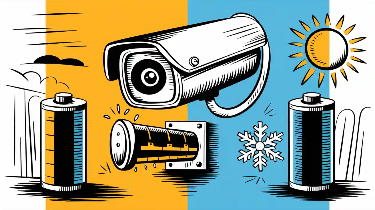 How Temperature Impacts Lithium Battery Life in Outdoor Security Cameras