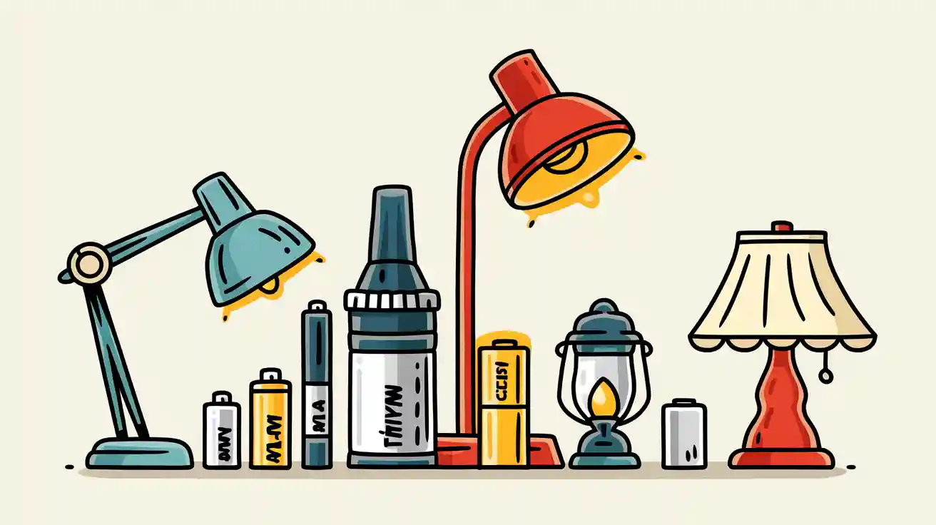How Different Lithium Batteries Perform in Various Lamp Types