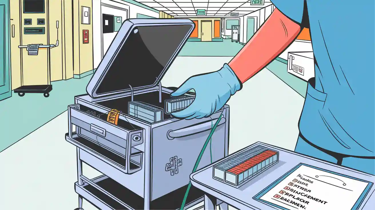 Medical Cart Batteries: Replacement and Maintenance Strategies in Hospitals