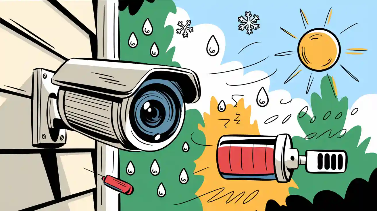 How Weather Conditions Affect Outdoor Camera Batteries