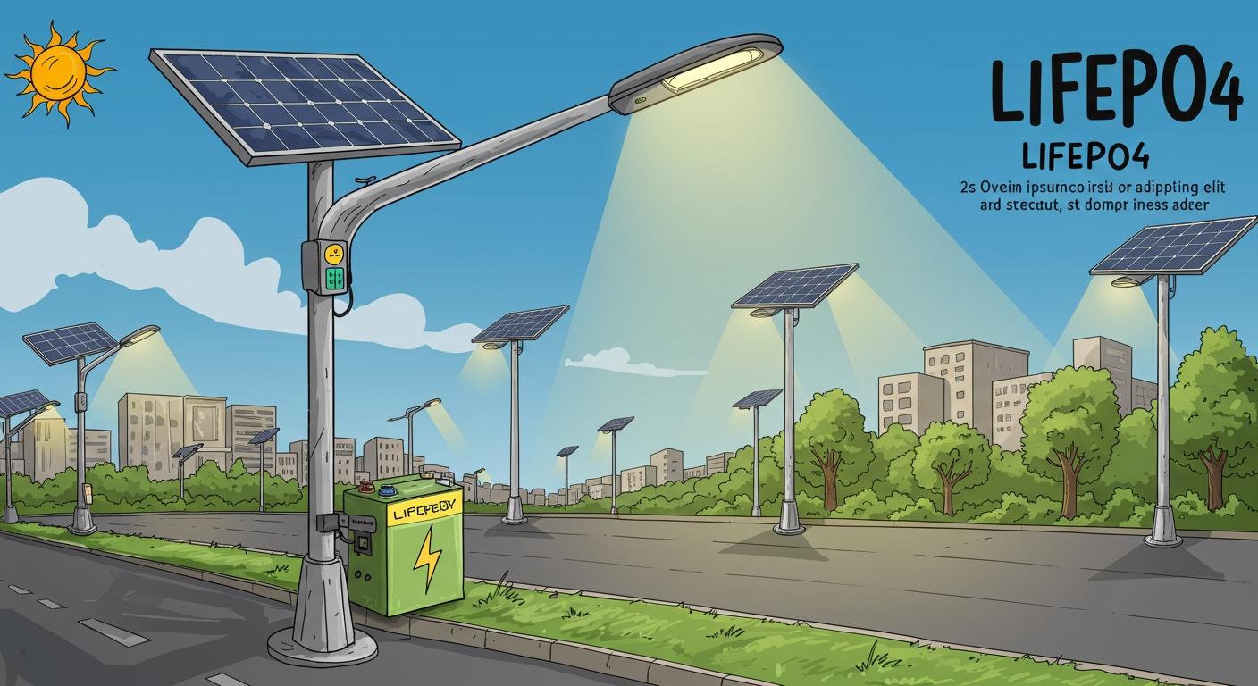 Why LiFePO₄ Batteries Are Becoming the Standard for Solar Street Lights