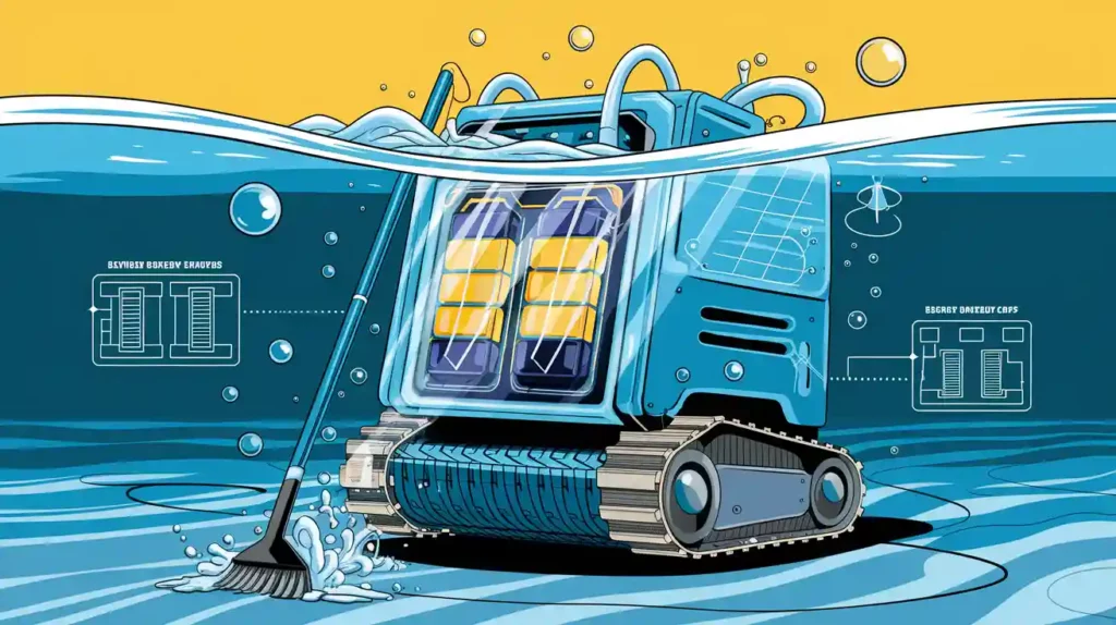 Battery Pack Design for Extended Runtime in Underwater Cleaning Robots