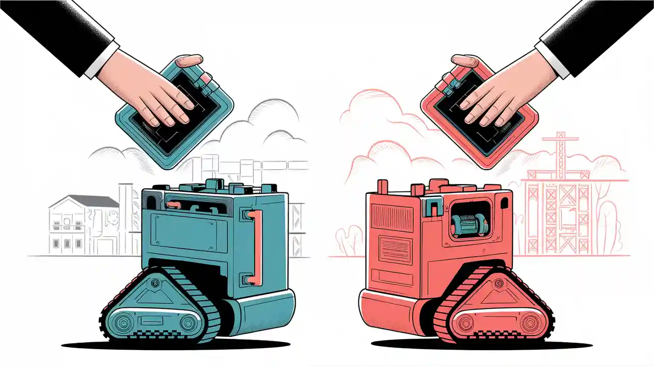 Swappable Batteries for Service and Industrial Robots