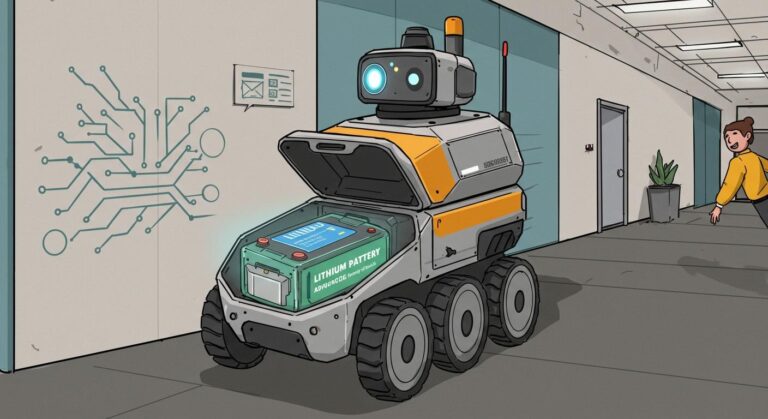 Why Lithium-Ion Batteries Are the Preferred Choice for Autonomous Patrol Robots