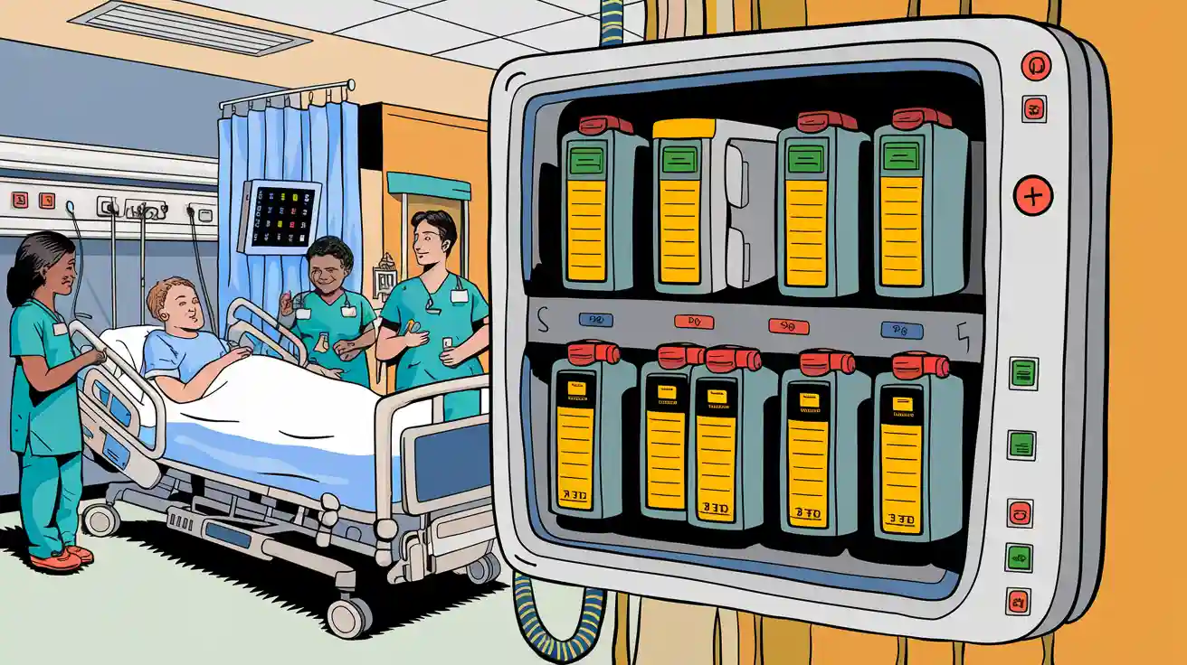 Battery Redundancy Systems in Critical Care Equipment