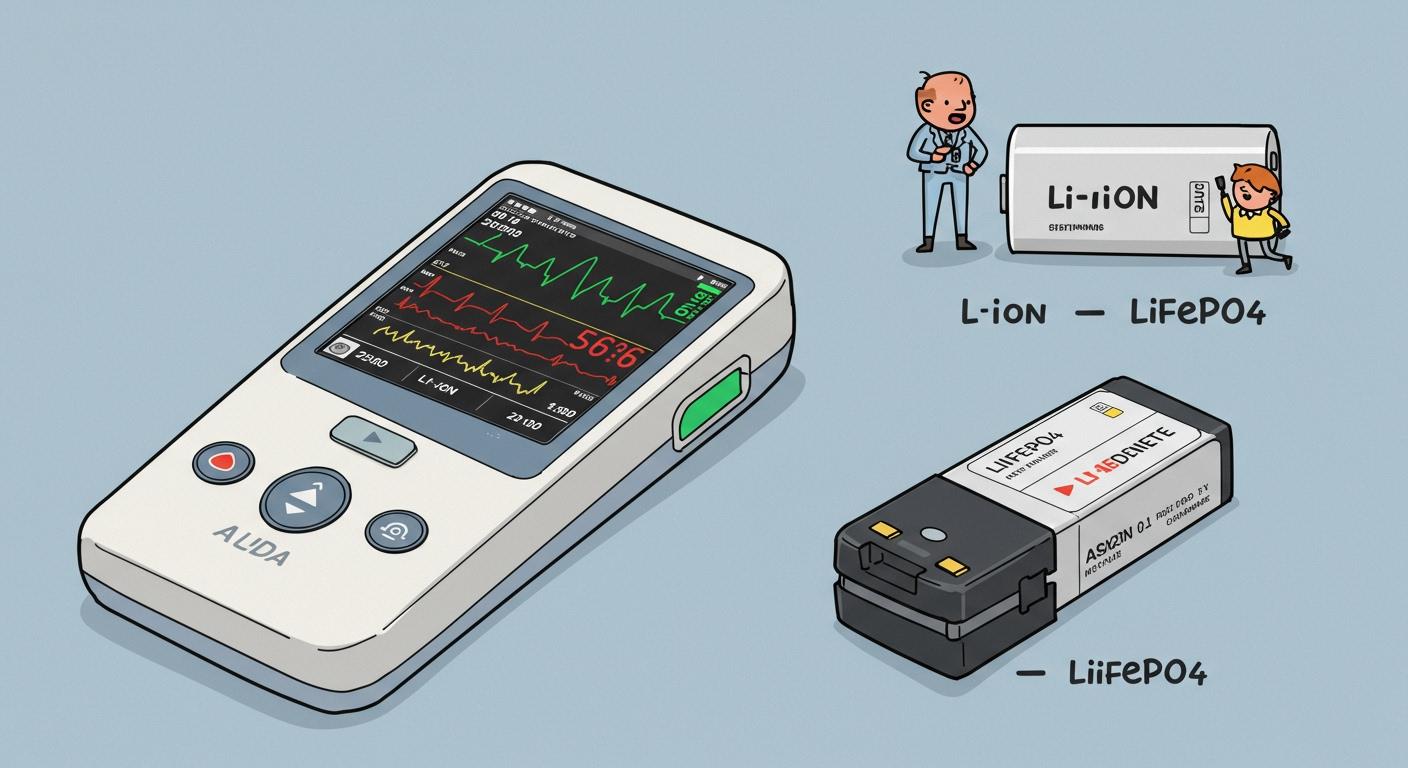 Comparing Li-ion and LiFePO4 Batteries for Handheld Medical Equipment