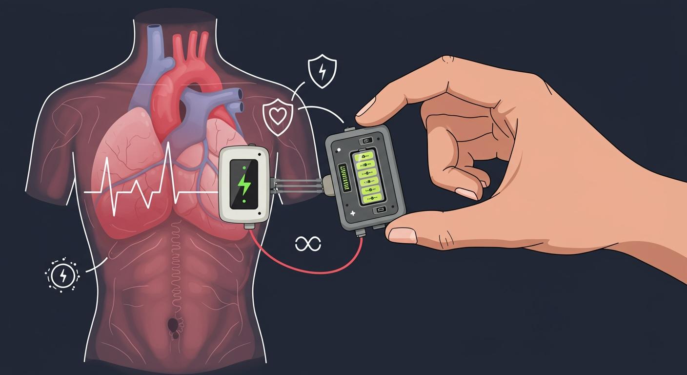 How lithium batteries contribute to stable and long-lasting cardiac device performance.
