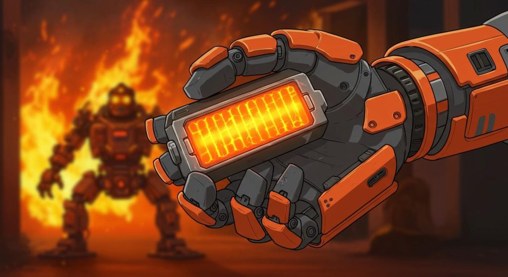 Designing Heat-Resistant Batteries for Firefighting Robots