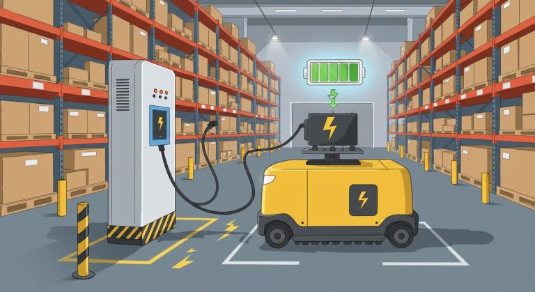 Fast-Charging Battery Technology for Automated Guided Vehicles