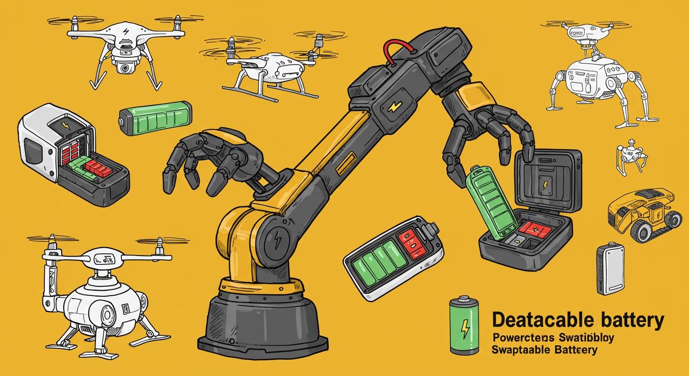 The Future of Modular and Swappable Batteries in Robotics Applications