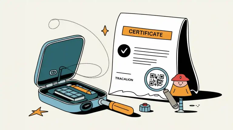 Battery Traceability and Certification for Handheld Medical Devices