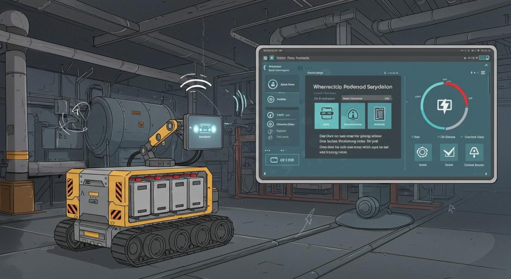 Smart BMS for Inspection Robots: Remote Monitoring and Predictive Maintenance
