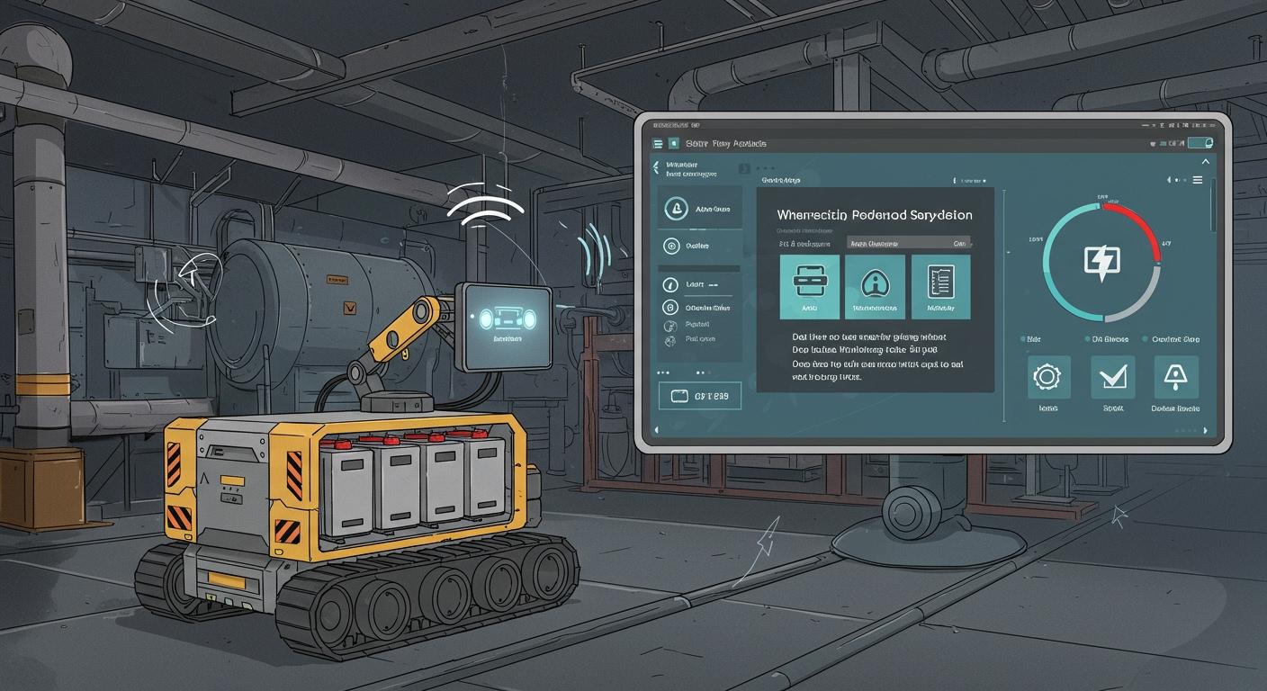 Smart BMS for Inspection Robots: Remote Monitoring and Predictive Maintenance