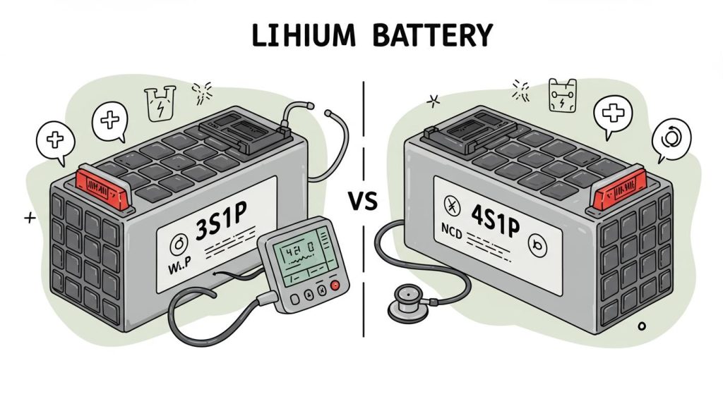 3S1P vs. 4S1P Medical Lithium Battery Packs: Key Differences and Applications