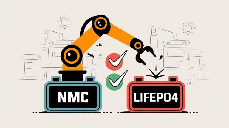 NMC vs. LiFePO4: Strategic Selection and Trade-offs in Battery Chemistry for Industrial Robots