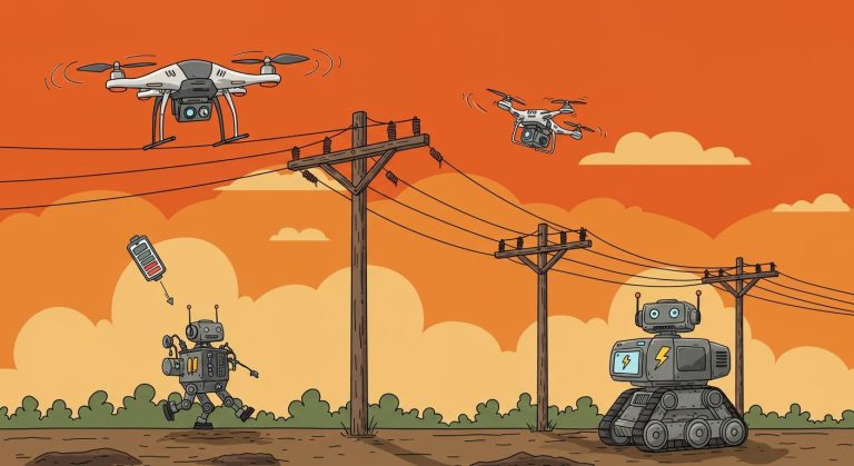 Battery Needs in Drone Patrols and Ground Robots for Power Inspection Applications