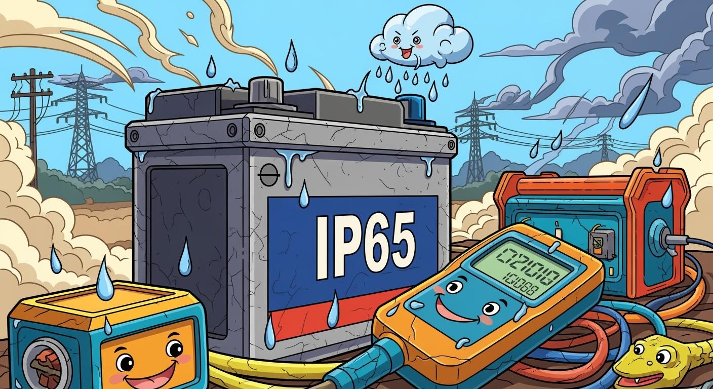 The Key Role of IP65-Protected Batteries in Outdoor Power Inspection