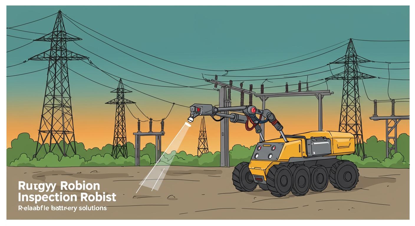Field-Proven Battery Solutions for Substation and Transmission Line Inspection Robots