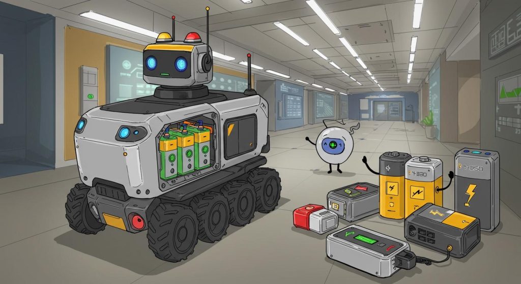 Battery Solutions for Security Patrol Robots