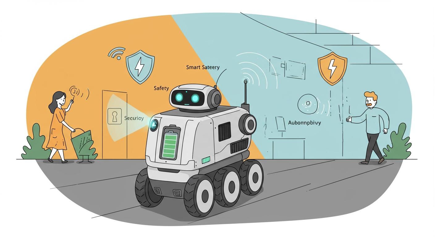 How Smart Batteries Enhance the Safety and Autonomy of Security Robots