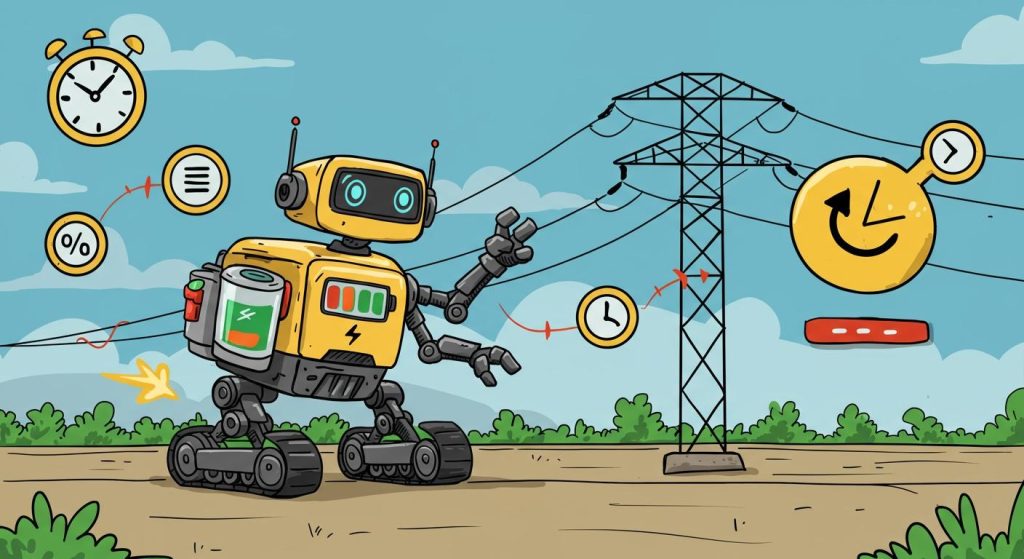 How Long-Lasting Batteries Extend the Working Hours of Grid Patrol Robots