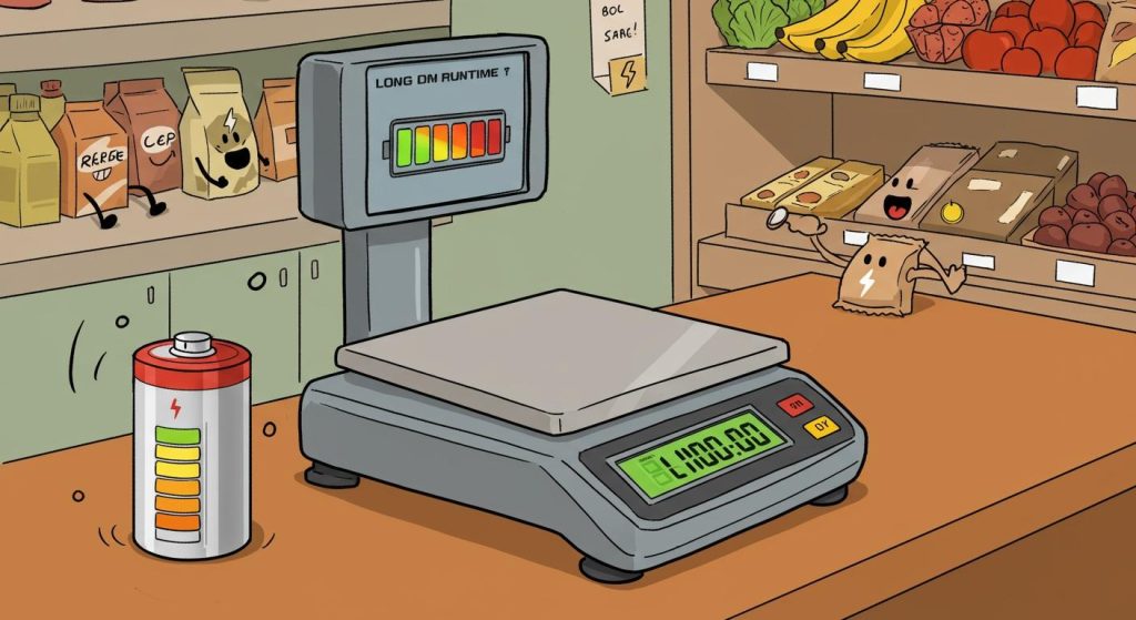 How Lithium Batteries Extend the Runtime of Retail Electronic Scales