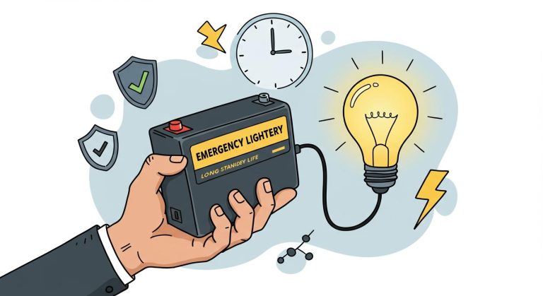 Emergency Lighting Batteries: Balancing Long Standby Life with Instant Power