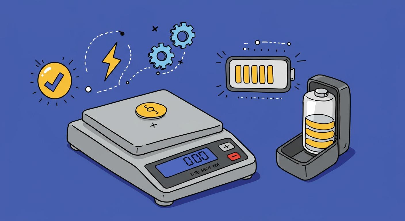 Smart Battery Management in Modern Electronic Scales