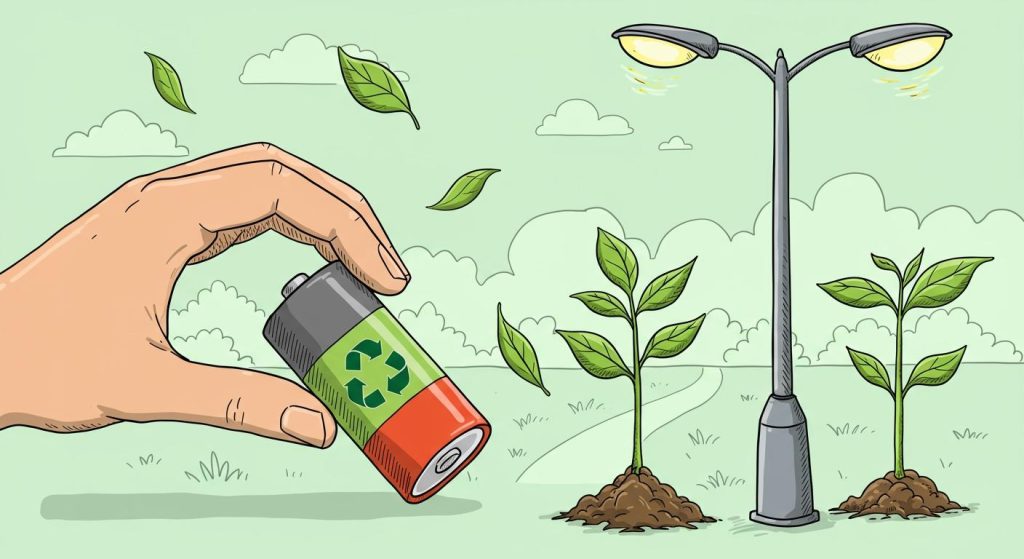 The Path to Recycling and Sustainability for Outdoor Lighting Lithium Batteries