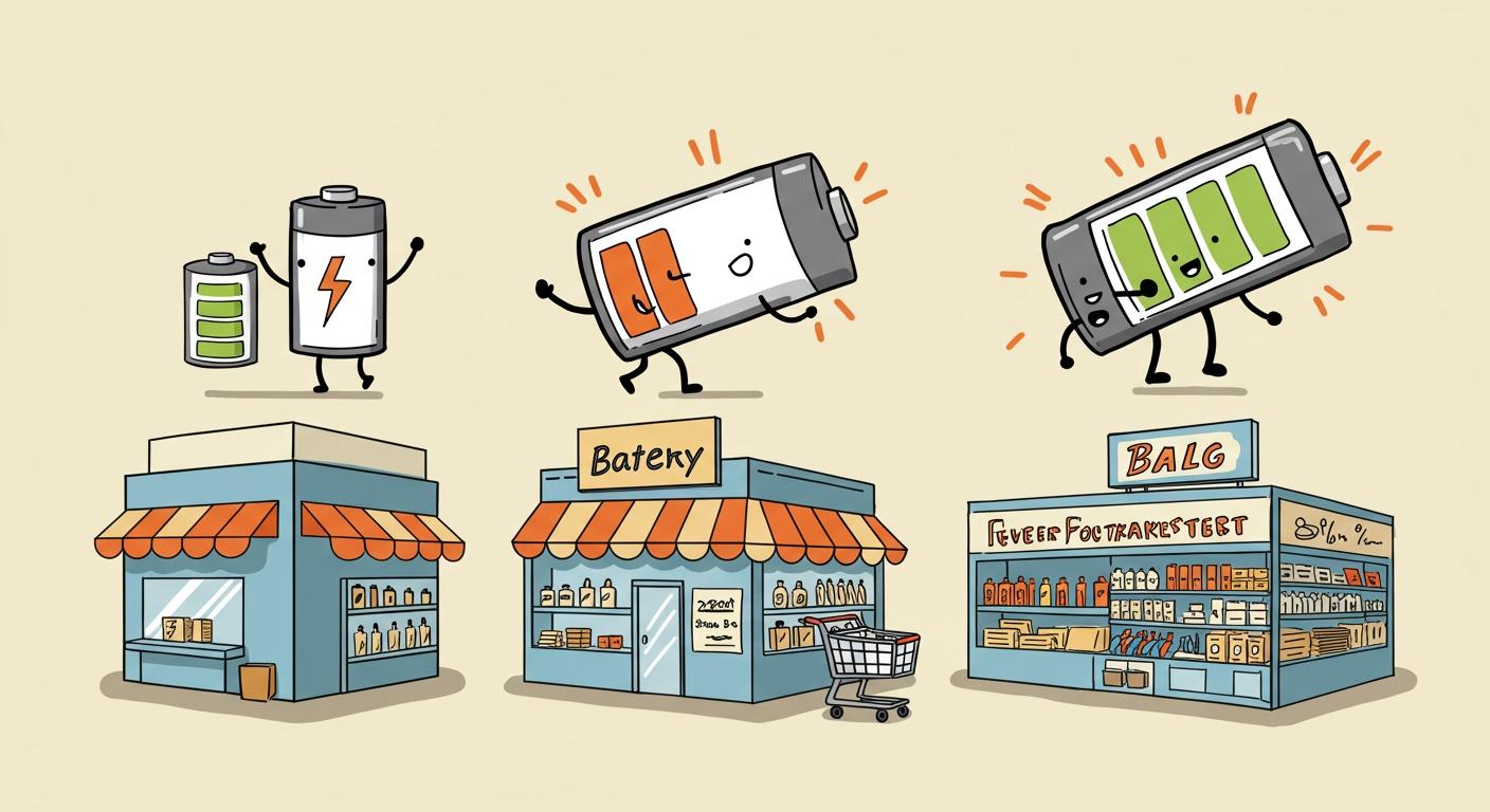 Comparing Battery Needs in Different Scales with a focus on Retail Stores
