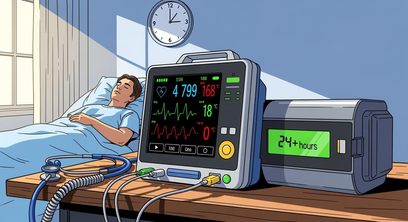 How to Achieve 24+ Hours of Runtime for Portable Patient Monitors