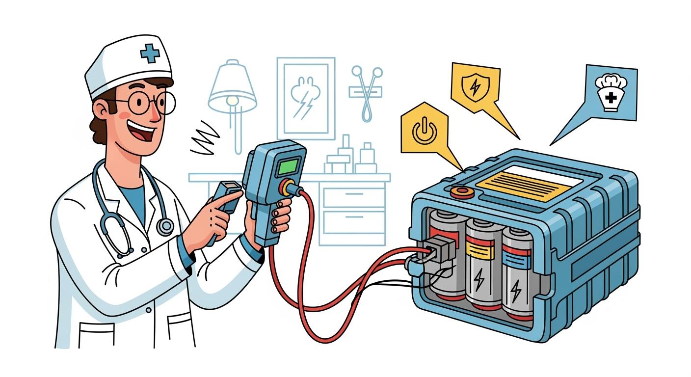 How to Design a Safe and Efficient Battery System for Portable Medical Instruments
