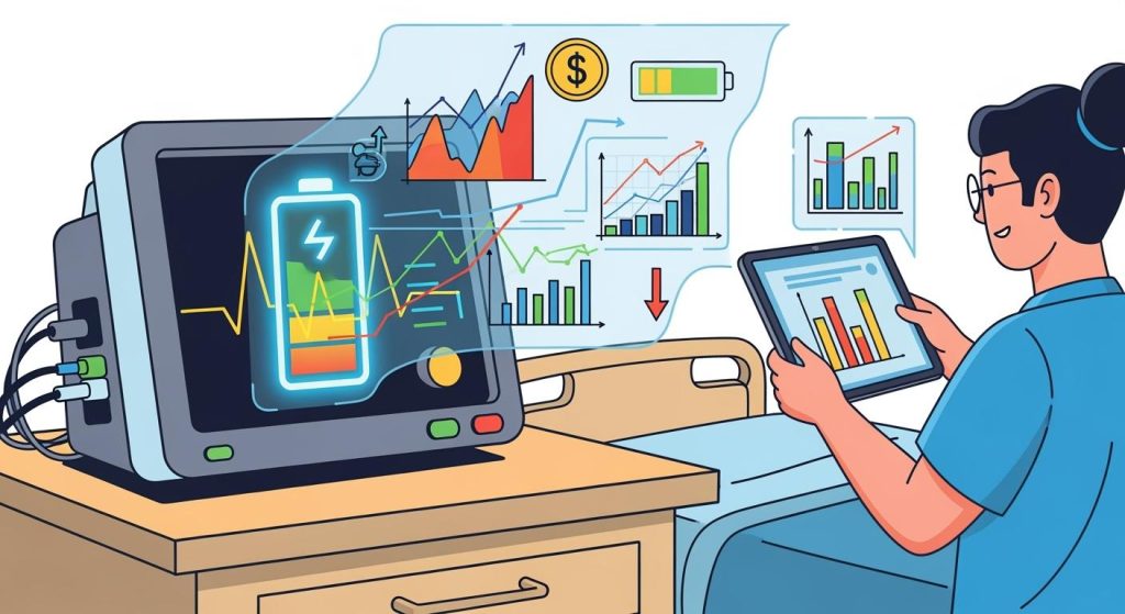 Using Battery Data Analytics to Reduce After-Sales Costs for Patient Monitors