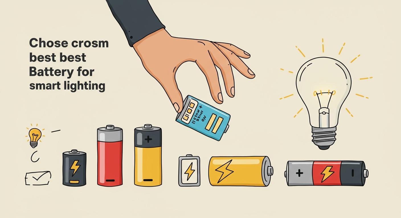 How to select the best lithium battery for your smart lighting