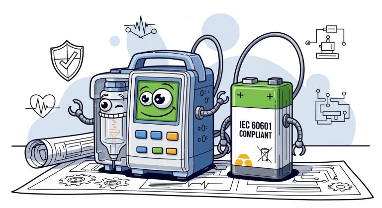 Design Guide for Infusion Pump Lithium Batteries That Meet IEC 60601 Medical Standards